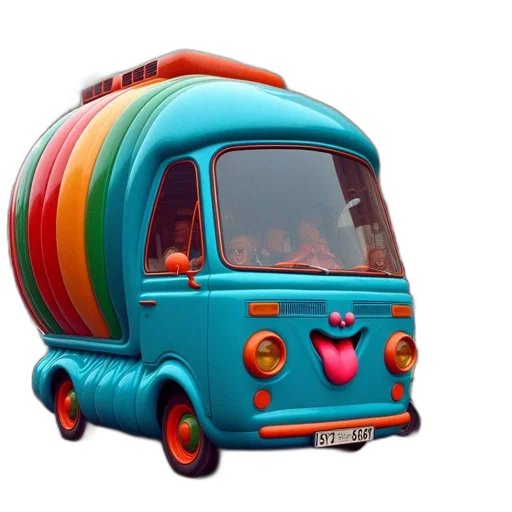 car, animal, 3d render, concept art transparent PNG cut-out