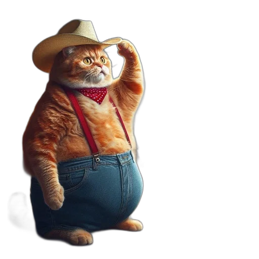 hat, animal, jacket, staff transparent PNG cut-out
