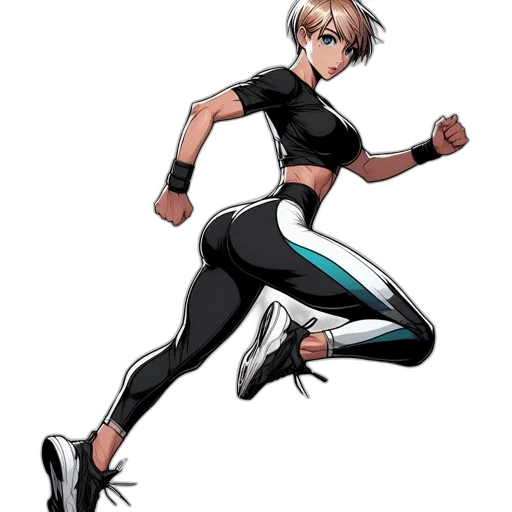 concept art, cartoon, comic book art, anime transparent PNG cut-out