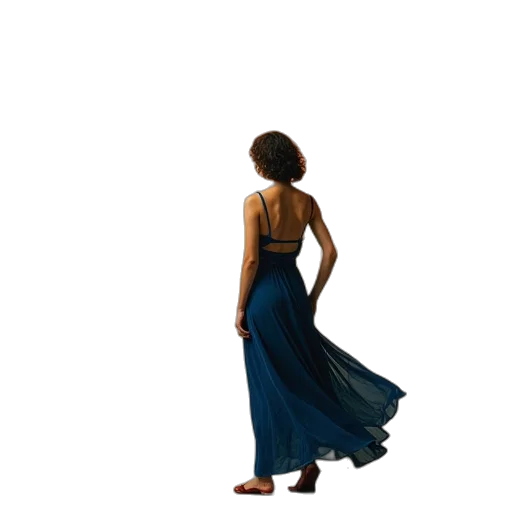 dress, umbrella, jewelry, staff transparent PNG cut-out