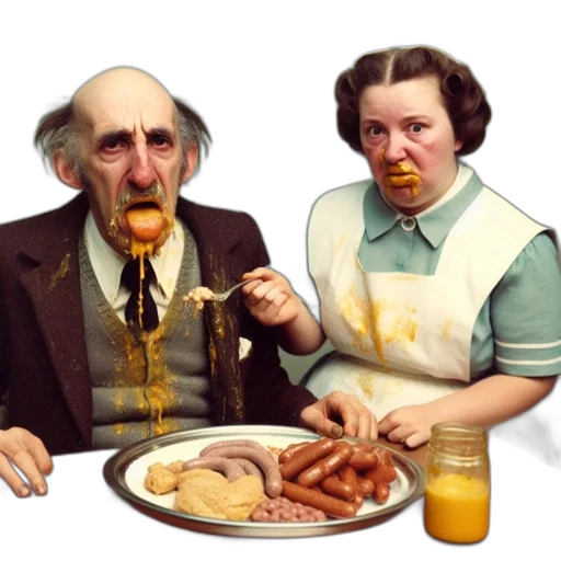food, face, photorealistic, concept art transparent PNG cut-out