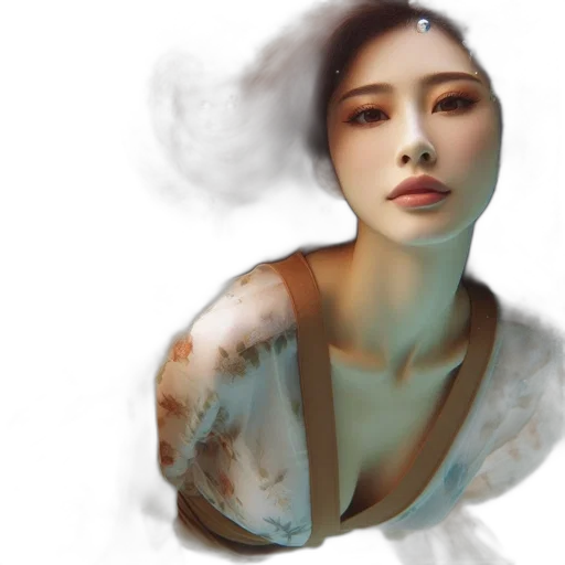 face, dress, jewelry, mask transparent PNG cut-out
