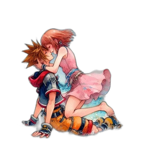 pixel art, anime, watercolor, concept art transparent PNG cut-out