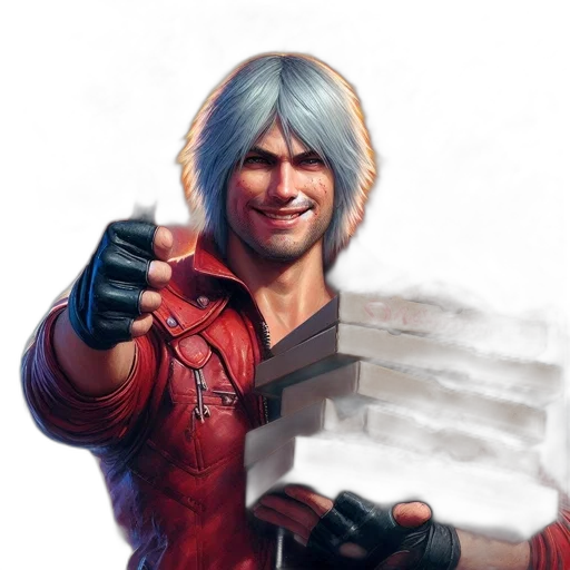weapon, sword, jacket, face transparent PNG cut-out