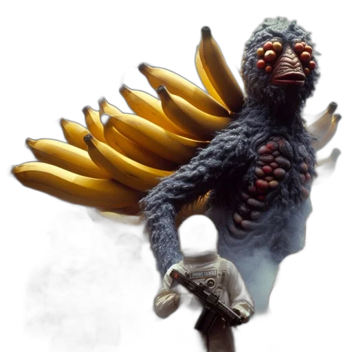creature, dragon, animal, staff transparent PNG cut-out