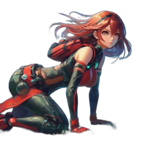 robot, weapon, concept art, comic book art transparent PNG cut-out
