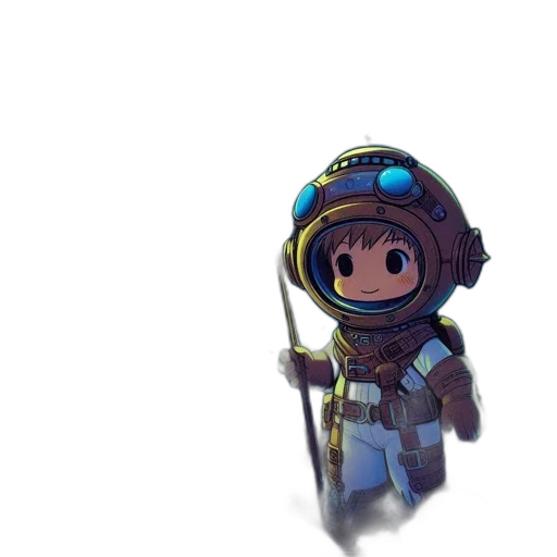 staff, robot, weapon, creature transparent PNG cut-out