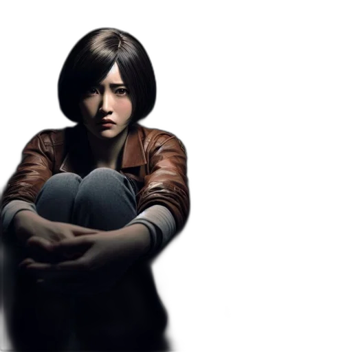 jacket, face, weapon, concept art transparent PNG cut-out