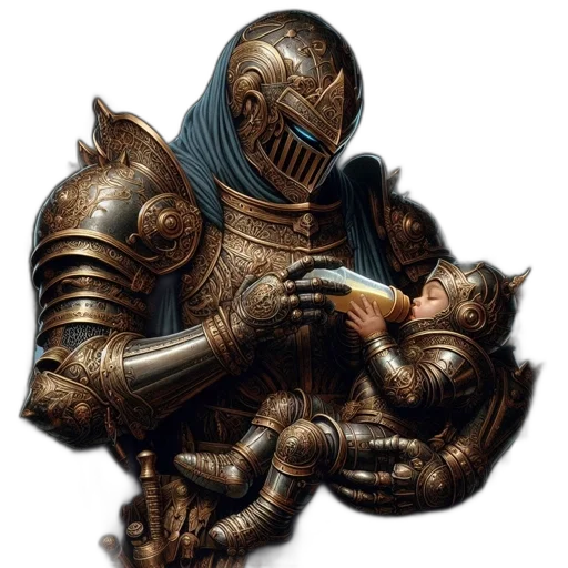 sword, robot, weapon, creature transparent PNG cut-out