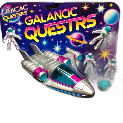outer space, toy, package, advertises transparent PNG cut-out