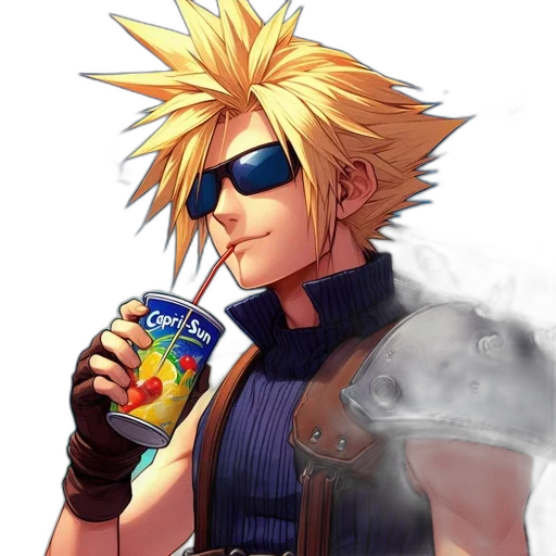 food, vaporwave, pixel art, concept art transparent PNG cut-out