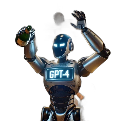 robot, weapon, concept art, 3d render transparent PNG cut-out
