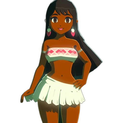 dress, concept art, 3d render, cartoon transparent PNG cut-out