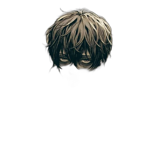 mask, hair, face, creature transparent PNG cut-out