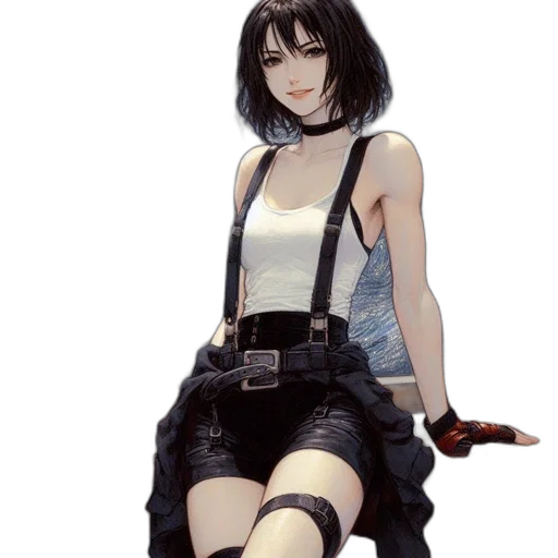 dress, jacket, robot, weapon transparent PNG cut-out