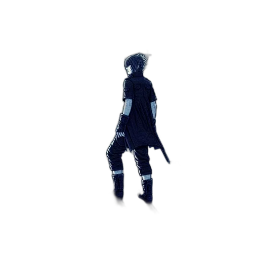 jacket, staff, robot, mask transparent PNG cut-out
