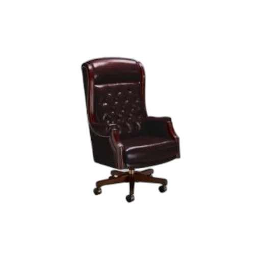 furniture, 3d render, classic, burgundy transparent PNG cut-out