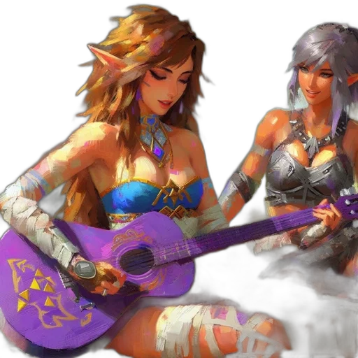 concept art, fantasy art, pixel art, watercolor transparent PNG cut-out
