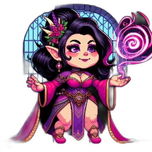 staff, fantasy art, concept art, pixel art transparent PNG cut-out