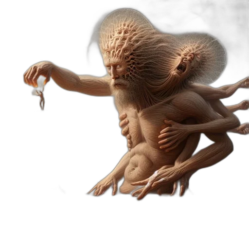 creature, hair, animal, dragon transparent PNG cut-out