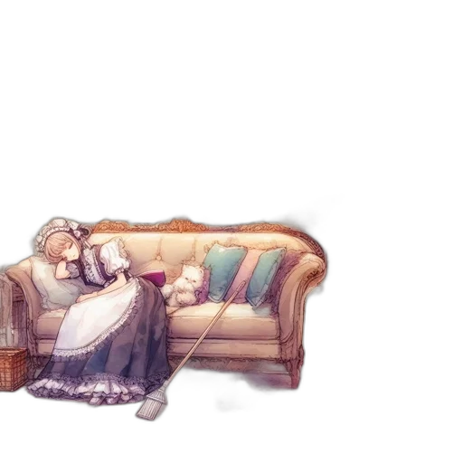 furniture, dress, crown, hat transparent PNG cut-out