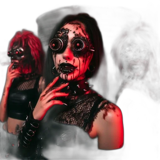 mask, face, creature, concept art transparent PNG cut-out