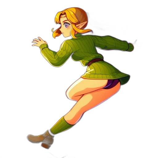 staff, jacket, dress, concept art transparent PNG cut-out