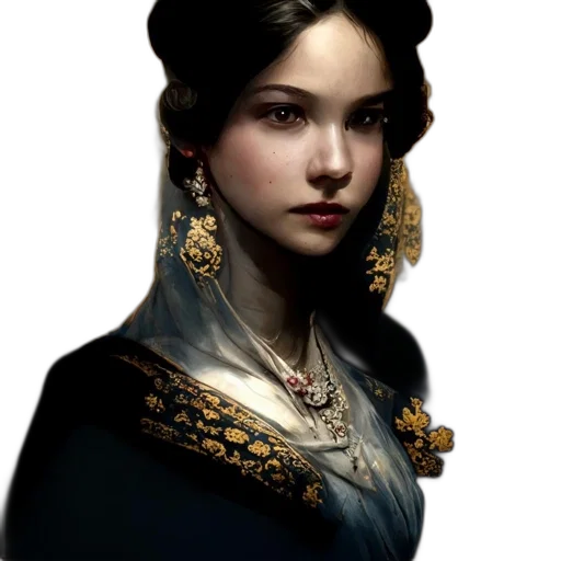 crown, jewelry, face, staff transparent PNG cut-out