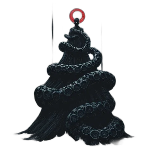 dress, crown, hair, staff transparent PNG cut-out