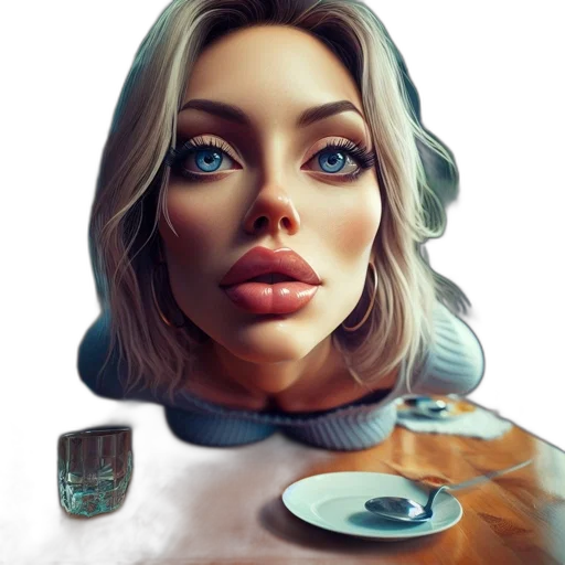 face, jewelry, robot, bottle transparent PNG cut-out