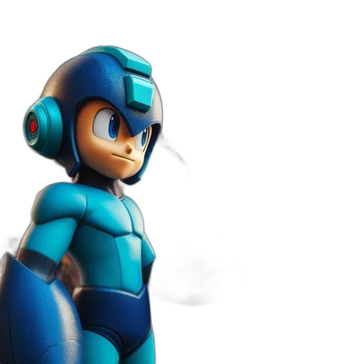 robot, 3d render, concept art, comic book art transparent PNG cut-out