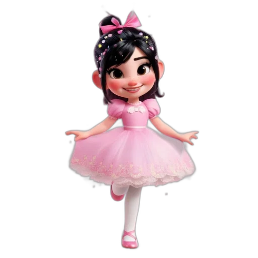 dress, 3d render, cartoon, concept art transparent PNG cut-out
