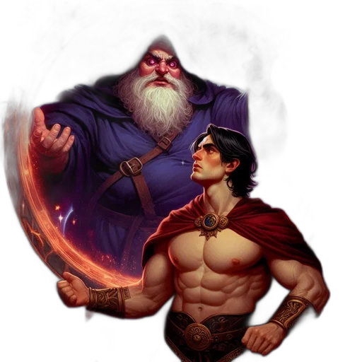fantasy art, concept art, comic book art, pixel art transparent PNG cut-out