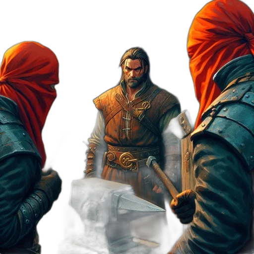 sword, jacket, weapon, face transparent PNG cut-out