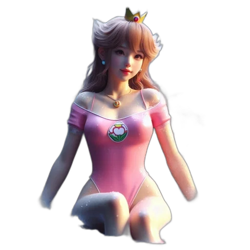 dress, staff, crown, robot transparent PNG cut-out