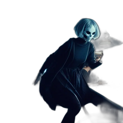 mask, dress, weapon, robot transparent PNG cut-out