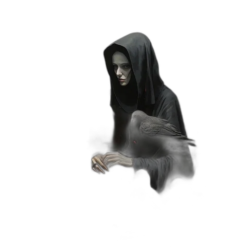 creature, mask, hair, face transparent PNG cut-out