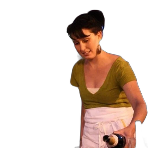 staff, dress, bottle, food transparent PNG cut-out