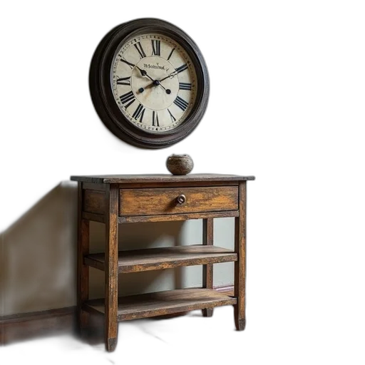 furniture, 3d render, photorealistic, earth tones transparent PNG cut-out