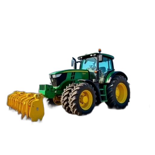 weapon, 3d render, green, tractor transparent PNG cut-out