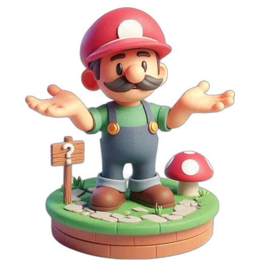hat, 3d render, concept art, figurine transparent PNG cut-out