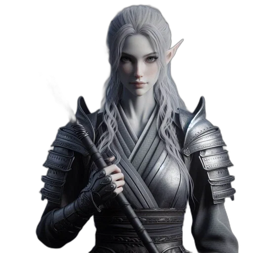 staff, sword, dragon, fantasy art transparent PNG cut-out