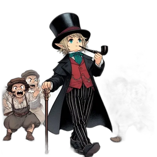 staff, hat, cartoon, concept art transparent PNG cut-out