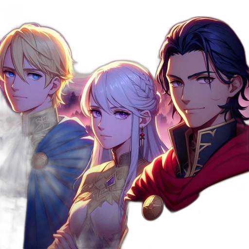 staff, crown, sword, fantasy art transparent PNG cut-out