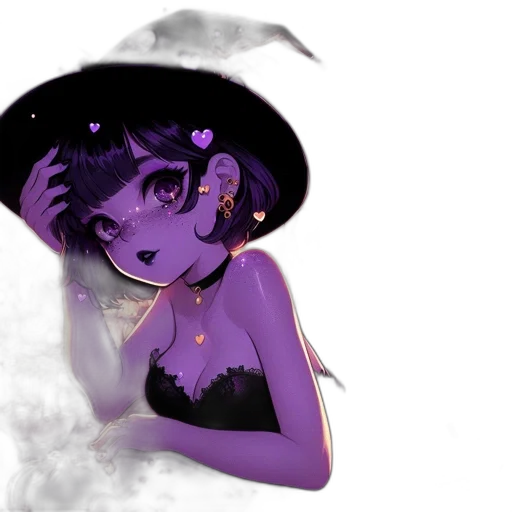 hat, mask, dress, staff transparent PNG cut-out