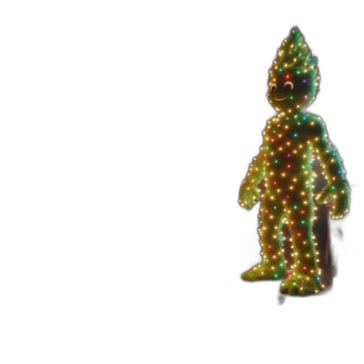 robot, creature, staff, jewelry transparent PNG cut-out