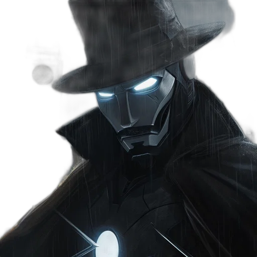 robot, hat, mask, face transparent PNG cut-out