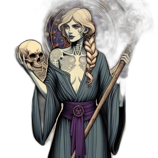 staff, fantasy art, concept art, comic book art transparent PNG cut-out