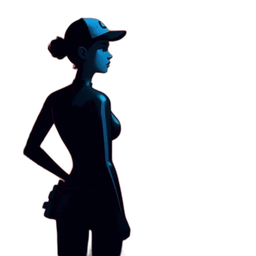 hat, dress, staff, 3d render transparent PNG cut-out