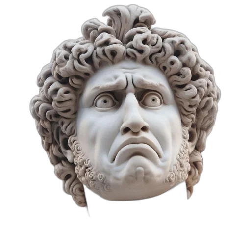 face, mask, crown, photorealistic transparent PNG cut-out